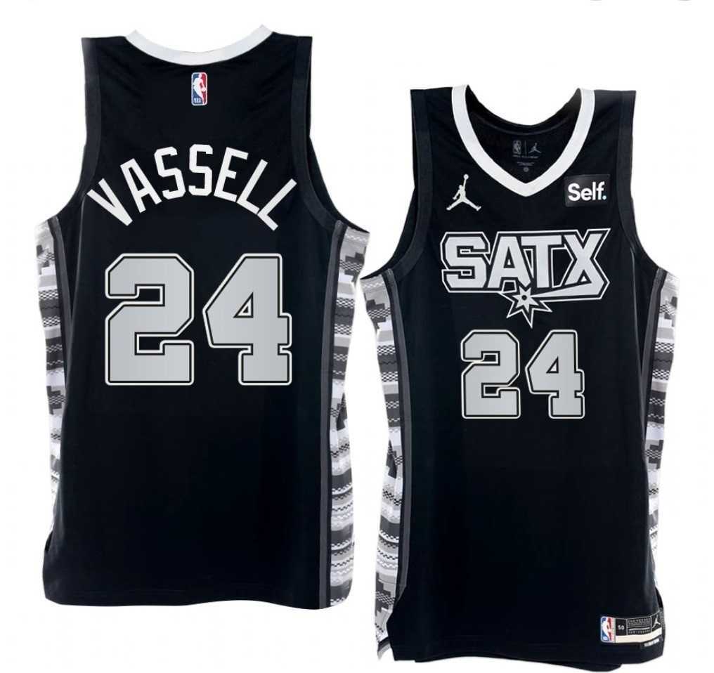 Men's San Antonio Spurs #24 Devin Vassell 2022-23 Black Stitched Jersey,We sell and wholesale Men's San Antonio Spurs #24 Devin Vassell 2022-23 Black Stitched Jersey on line form chian!